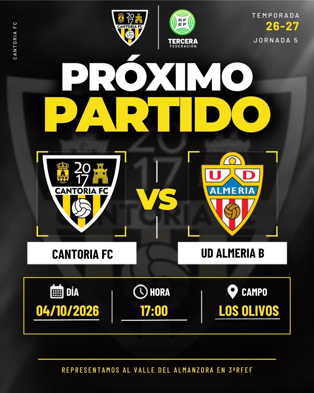 Cantoria Fc Vs Ud Almería B